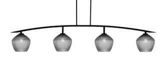 Toltec Lighting - 3734-MB-4922 - Four Light Bar - Kurve - Matte Black