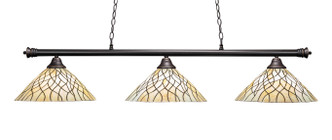 Toltec Lighting - 373-DG-911 - Three Light Bar - Oxford - Dark Granite