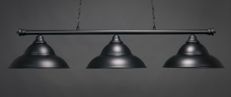 Toltec Lighting - 373-MB-429-MB - Three Light Bar - Oxford - Matte Black