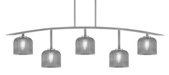 Toltec Lighting - 3745-GP-4612 - Five Light Bar - Kurve - Graphite