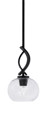 Toltec Lighting - 3901-MB-202 - One Light Mini Pendant - Cavella - Matte Black