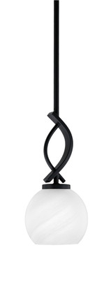 Toltec Lighting - 3901-MB-4101 - One Light Mini Pendant - Cavella - Matte Black