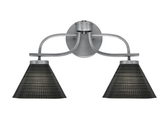 Toltec Lighting - 3912-GP-4059 - Two Light Bath Bar - Cavella - Graphite
