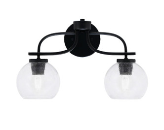 Toltec Lighting - 3912-MB-4100 - Two Light Bath Bar - Cavella - Matte Black
