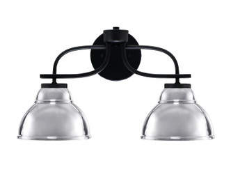 Toltec Lighting - 3912-MB-427-CH - Two Light Bath Bar - Cavella - Matte Black