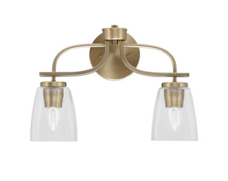 Toltec Lighting - 3912-NAB-461 - Two Light Bath Bar - Cavella - New Age Brass