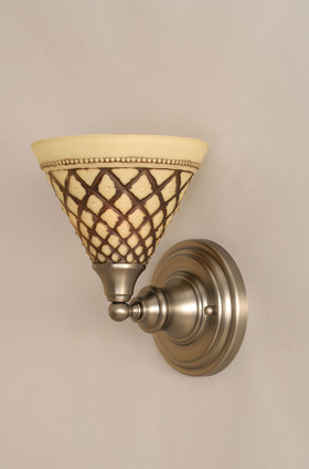 Toltec Lighting - 40-BN-7185 - Wall Sconce - Any Brushed Nickel - Brushed Nickel