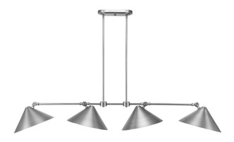 Toltec Lighting - 4448-BN - LED Billiard/Island - Tangent - Brushed Nickel