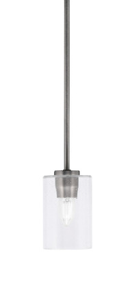 Toltec Lighting - 4501-GP-300 - One Light Mini Pendant - Atlas - Graphite