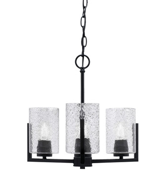Toltec Lighting - 4503-MB-3002 - Three Light Chandelier - Atlas - Matte Black