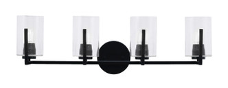 Toltec Lighting - 4514-MB-300 - Four Light Bathroom Lighting - Atlas - Matte Black