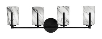 Toltec Lighting - 4514-MB-3009 - Four Light Bath Bar - Atlas - Matte Black