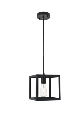 Elegant Lighting - LD4063D8BK - One Light Pendant - Resolute - black Elegant Lighting - LD4063D8BK - One Light Pendant - Resolute - black