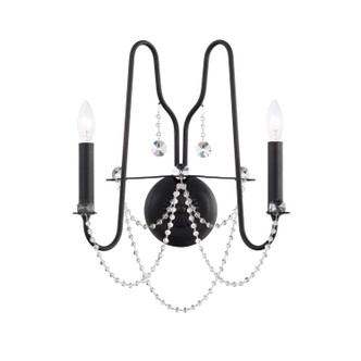 Schonbek - AR1002N-48O - Two Light Wall Sconce - Esmery - Antique Silver