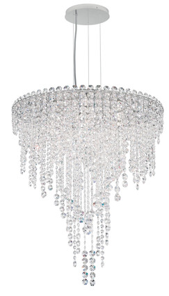 Schonbek - CH2412N-401R - Six Light Pendant - Chantant - Polished Stainless Steel