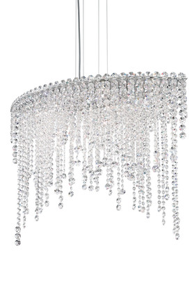 Schonbek - CH3612N-401O - Six Light Linear Pendant - Chantant - Stainless Steel