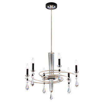 Schonbek - S5606-710/18R - Six Light Chandelier - Tempest - Soft Silver/Black