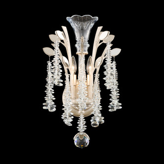 Schonbek - S58503-48R - Three Light Wall Sconce - MacLyn - ANTIQUE SILVER