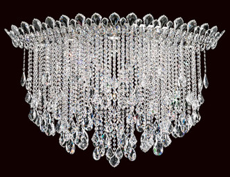Schonbek - TR4802N-401R - Eight Light Flush Mount - Trilliane Strands - Polished Stainless Steel