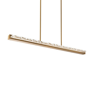 Schonbek Beyond - BPD97447-AB - LED Pendant - Frozen - Aged Brass