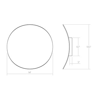 Malibu Discs LED Wall Sconce (1761.03)