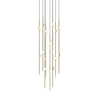 Sonneman - 2012.38W-27-J20 - LED Pendant - Constellation - Satin Brass
