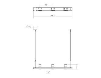 Intervals LED Pendant (20QWL04B)