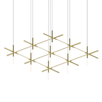 Sonneman - 2105.14 - LED Pendant - Labyrinth - Brass Finish