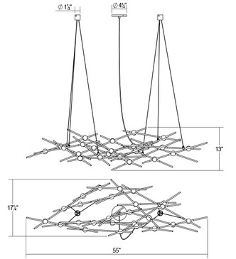 Constellation LED Lantern (2155.13W)