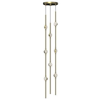 Sonneman - 2161.38C-S - LED Pendant - Constellation - Satin Brass