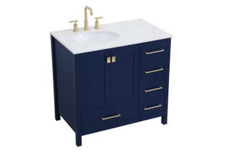 Irene Single Bathroom Vanity (VF18836BL)
