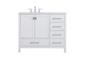 Elegant Lighting - VF18842WH - Single Bathroom Vanity - Irene - White
