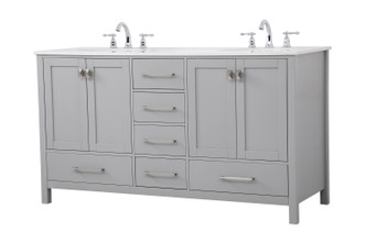 Irene Double Bathroom Vanity (VF18860DGR)