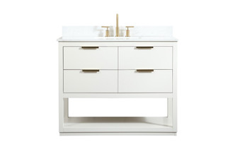 Elegant Lighting - VF19242WH-BS - Vanity Sink Set - Larkin - white