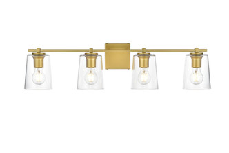 Elegant Lighting - LD7310W33BRA - Four Light Bath Sconce - Kacey - Brass Elegant Lighting - LD7310W33BRA - Four Light Bath Sconce - Kacey - Brass