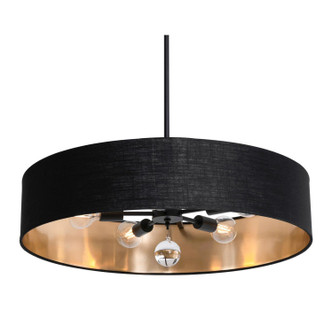 AFX Lighting - CLNP30MBBK-BKGD - Five Light Pendant - Celine - Black