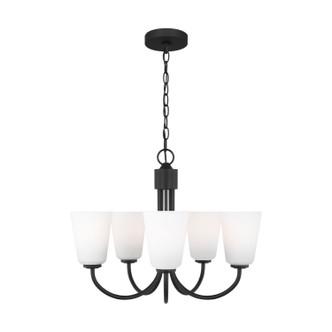Miles Five Light Chandelier (GLC1115MBK)