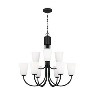 Miles Nine Light Chandelier (GLC1139MBK) Miles Nine Light Chandelier (GLC1139MBK)
