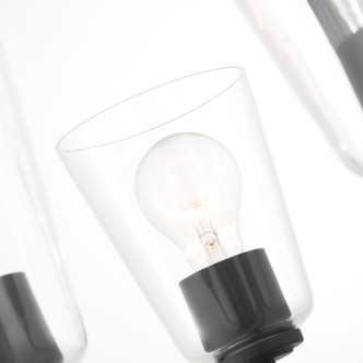 Miles Five Light Chandelier (GLC1145MBK)