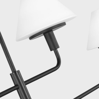 Mendota Four Light Chandelier (GLC1244MBK)