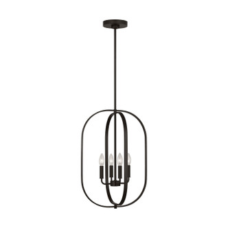 Loretto Four Light Chandelier (GLC1304MBK)