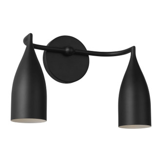 Maya Two Light Vanity (GLV1082MBK)