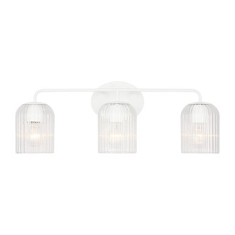 Generation Lighting - GLV1133MWT - Three Light Vanity - Eisele - Matte White