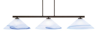 Toltec Lighting - 4523-DG-514 - Three Light Bar - Atlas - Dark Granite