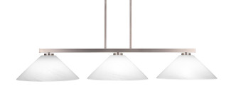 Toltec Lighting - 4523-GP-2161 - Three Light Billiard/Island - Atlas - Graphite