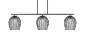 Toltec Lighting - 4523-GP-4902 - Three Light Bar - Atlas - Graphite