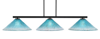 Toltec Lighting - 4523-MB-715 - Three Light Bar - Atlas - Matte Black