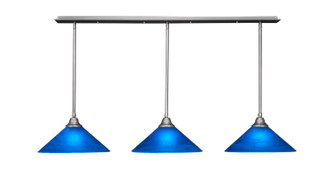 Toltec Lighting - 48-BN-415 - Three Light Multi Light Pendant - Any - Brushed Nickel