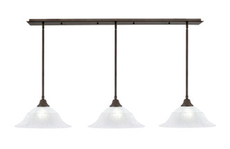 Toltec Lighting - 48-BRZ-53615 - Three Light Multi Light Pendant - Any - Bronze