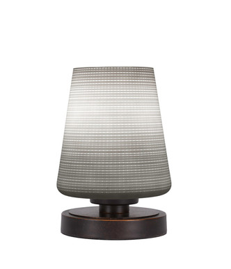 Toltec Lighting - 51-DG-4031 - One Light Table Lamp - Luna - Dark Granite